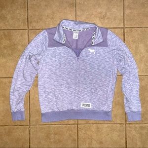 Victoria’s Secret Pink Long Sleeve Purple Top Size M